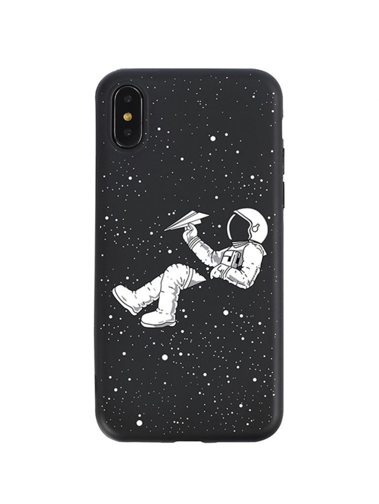 Star Astronaut Print Phone Case For IPhone - White Xs Max